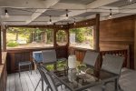 Coastal Hideaway - The covered portion of the deck is for entertaining
